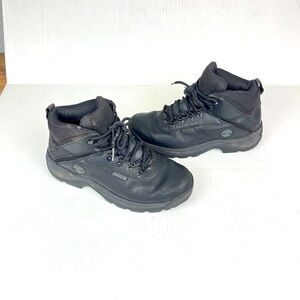 Timberland Mens White Ledge Mid Waterproof Ankle Boot Black Size 8